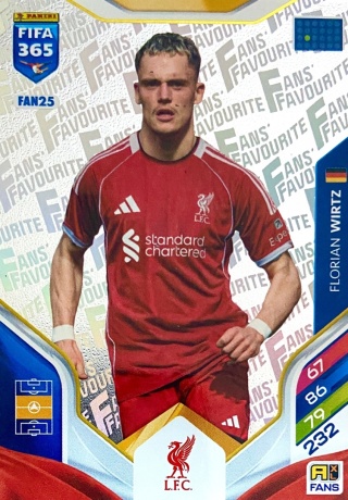 FAN25 Florian Wirtz Liverpool Fans Favourite FIFA 365 2026