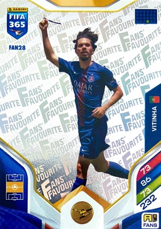 FAN28 Vitinha PSG Fans Favourite FIFA 365 2026