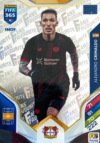 FAN29 Grimaldo Bayer Leverkusen Fans Favourite FIFA 365 2026