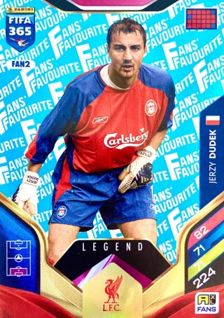 FAN2 Jerzy Dudek Liverpool Fans Favourite blue Legend FIFA 365 2026