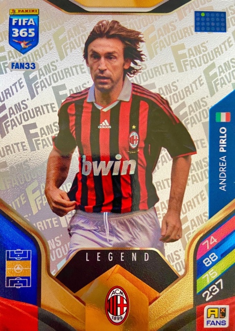 FAN33 Andrea Pirlo AC Milan Fans Favourite Legend FIFA 365 2026