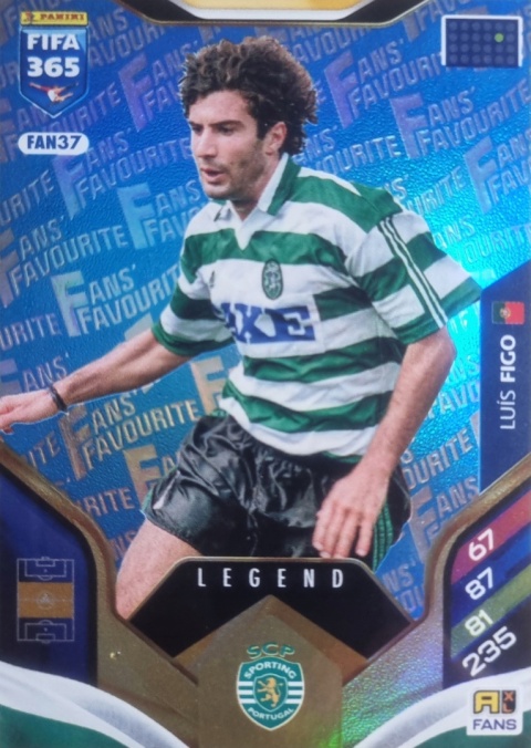 FAN37 Luis Figo Sporting Fans Favourite blue Legend FIFA 365 2026