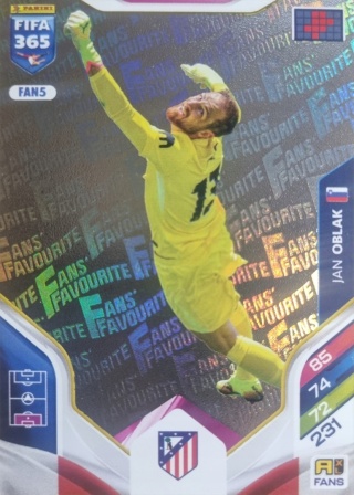 FAN5 Jan Oblak Atletico Madryt Fans Favourite FIFA 365 2026