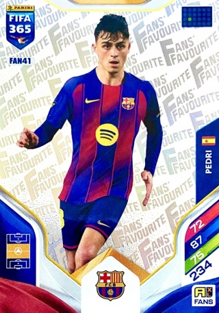 FAN41 Pedri Barcelona Fans Favourite FIFA 365 2026