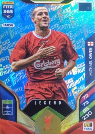 FAN58 Michael Owen Liverpool Fans Favourite blue Legend FIFA 365 2026