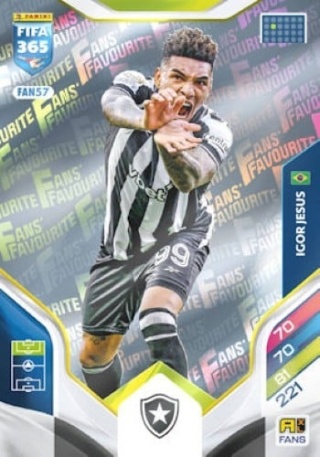 FAN57 Igor Jesus Botafogo Fans Favourite FIFA 365 2026