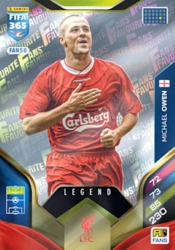 FAN58 Michael Owen Liverpool Fans Favourite Legend FIFA 365 2026
