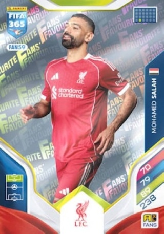 FAN59 Mohamed Salah Liverpool Fans Favourite FIFA 365 2026