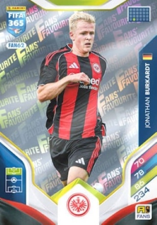 FAN62 Jonathan Burkardt Eintracht Fans Favourite FIFA 365 2026