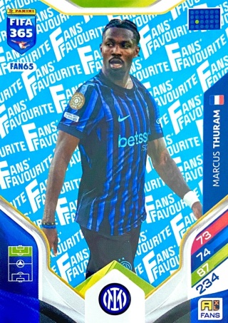 FAN65 Marcus Thuram Inter Fans Favourite blue FIFA 365 2026