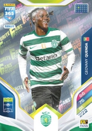 FAN69 Geovany Quenda Sporting Fans Favourite FIFA 365 2026