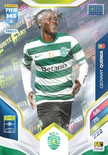 FAN69 Geovany Quenda Sporting Fans Favourite FIFA 365 2026