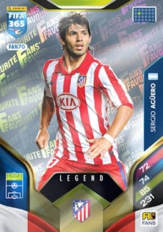 FAN70 Agüero Atletico Madryt Fans Favourite Legend FIFA 365 2026