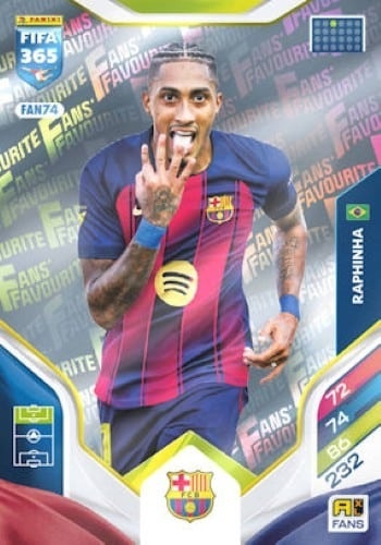 FAN74 Raphinha Barcelona Fans Favourite FIFA 365 2026