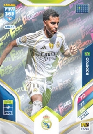 FAN77 Rodrygo Real Madryt Fans Favourite FIFA 365 2026