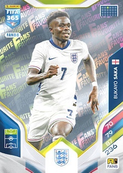 FAN88 Bukayo Saka England Fans Favourite FIFA 365 2026