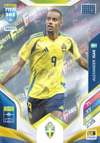 FAN99 Aleksander Isak Sweden Fans Favourite FIFA 365 2026