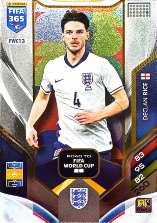FWC13 Declan Rice England Road to World Cup FIFA 365 2026
