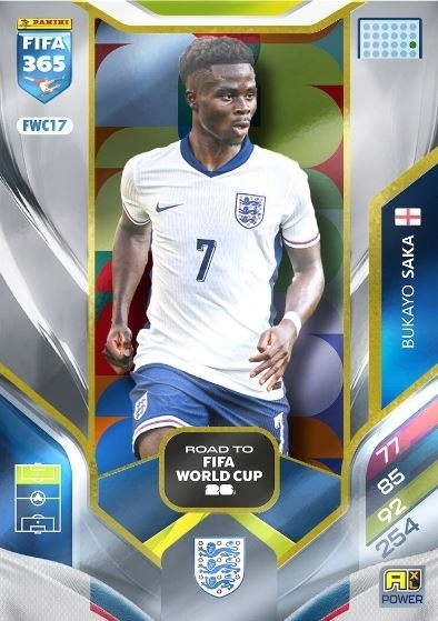 FWC17 Bukayo Saka Anglia Road to World Cup FIFA 365 2026
