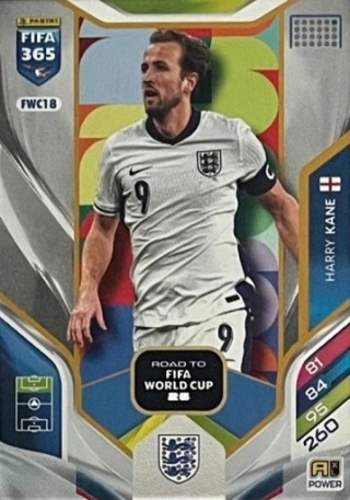 FWC18 Harry Kane England Road to World Cup FIFA 365 2026