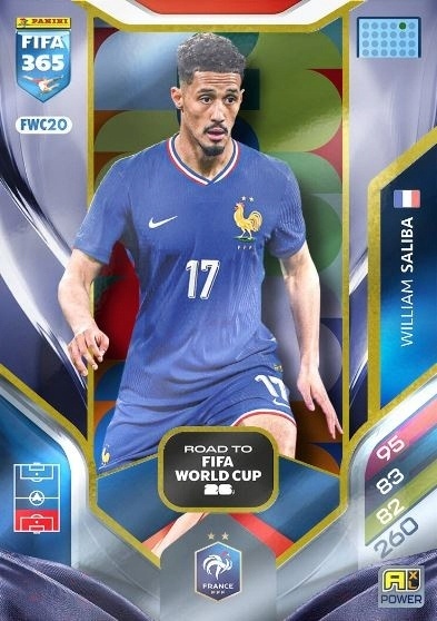 FWC20 William Saliba Francja Road to World Cup FIFA 365 2026