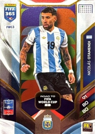 FWC3 Nicolás Otamendi Argentina Road to World Cup FIFA 365 2026