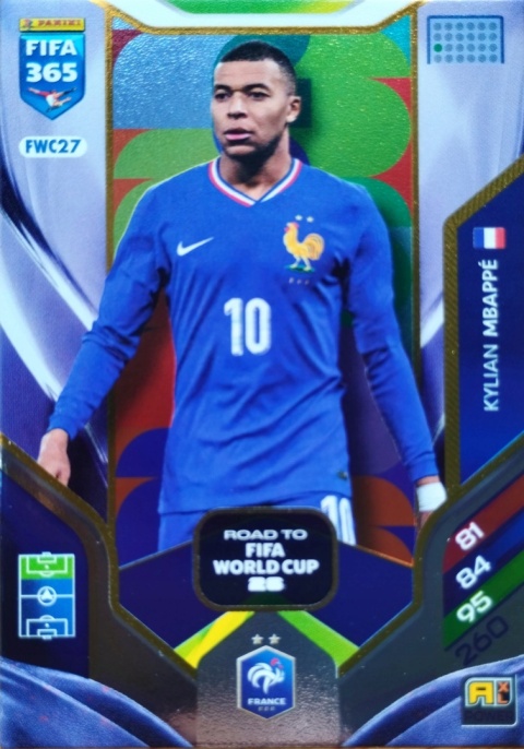 FWC27 Kylian Mbappé Francja Road to World Cup FIFA 365 2026