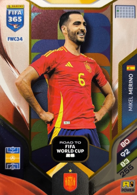 FWC34 Mikel Merino Spain Road to World Cup FIFA 365 2026