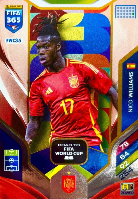 FWC35 Nico Williams Hiszpania Road to World Cup FIFA 365 2026