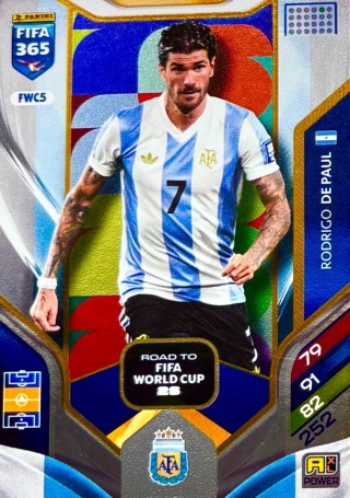 FWC5 Rodrigo De Paul Argentina Road to World Cup FIFA 365 2026