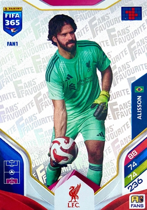 FAN1 Alisson Liverpool Fans Favourite FIFA 365 2026