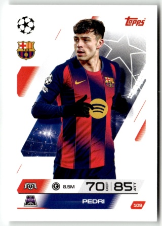 109 Pedri FC Barcelona Base Match Attax 2025/26