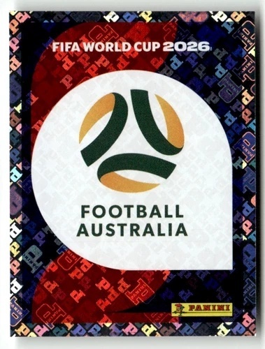 AUS1 Emblem Australia foil Naklejki FIFA World Cup 2026 Panini