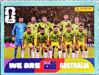 AUS13 Team Photo Australia Base Naklejki FIFA World Cup 2026 Panini