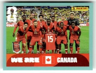 CAN13 Team Photo Kanada Base Naklejki FIFA World Cup 2026 Panini