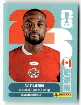 CAN19 Cyle Larin Kanada Base Naklejki FIFA World Cup 2026 Panini