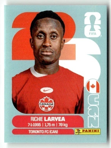 CAN6 Riche Larvea Kanada Base Naklejki FIFA World Cup 2026 Panini