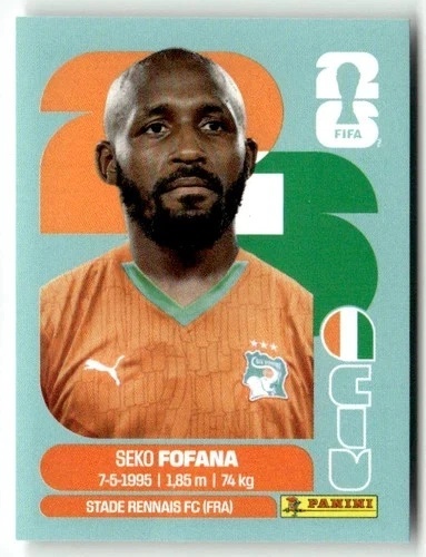 CIV11 Seko Fofana WKS Base Naklejki FIFA World Cup 2026 Panini