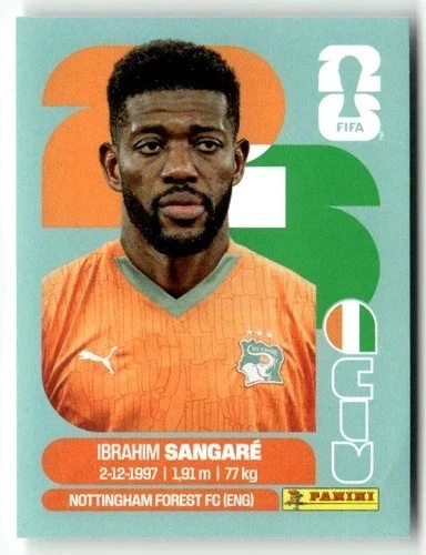 CIV12 Ibrahim Sangare WKS Base Naklejki FIFA World Cup 2026 Panini