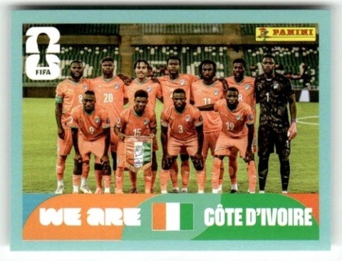 CIV13 Team Photo WKS Base Naklejki FIFA World Cup 2026 Panini