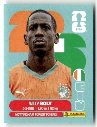 CIV7 Willy Boly WKS Base Naklejki FIFA World Cup 2026 Panini