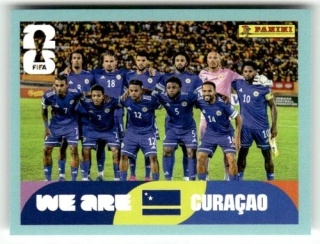 CUW13 Team Photo Curaçao Base Naklejki FIFA World Cup 2026 Panini