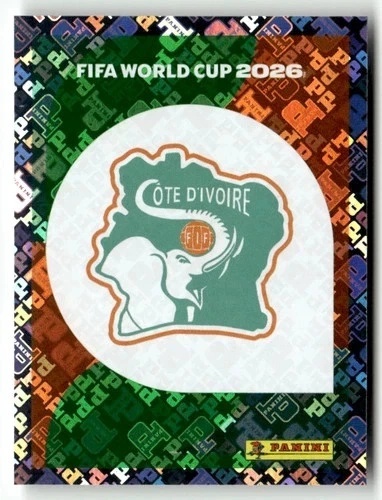 CIV1 Emblem WKS foil Naklejki FIFA World Cup 2026 Panini