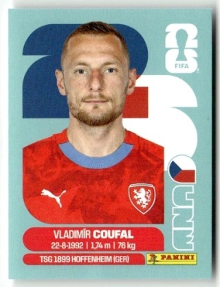 CZE5 Vladimir Coufal Czechy Base Naklejki FIFA World Cup 2026 Panini