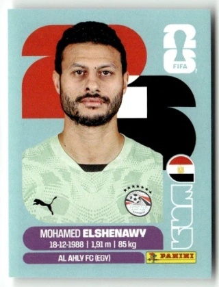 EGY2 Mohamed El Shenawy Egipt Base Naklejki FIFA World Cup 2026 Panini