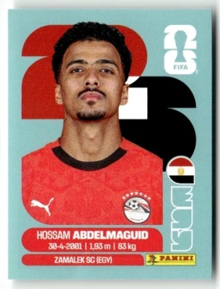 EGY8 Hossam Abdelmaguid Egipt Base Naklejki FIFA World Cup 2026 Panini