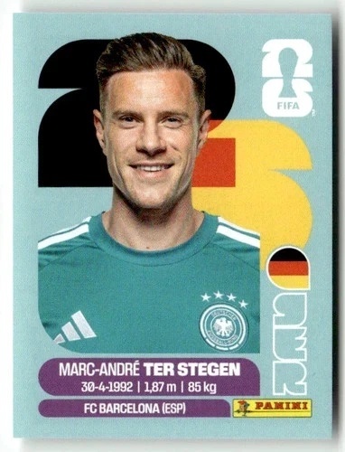 GER2 Marc-André ter Stegen Niemcy Base Naklejki FIFA World Cup 2026 Panini