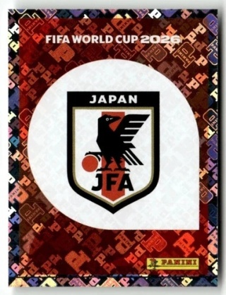 JPN1 Emblem Japonia foil Naklejki FIFA World Cup 2026 Panini