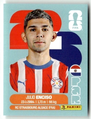 PAR15 Julio Enciso Paragwaj Base Naklejki FIFA World Cup 2026 Panini