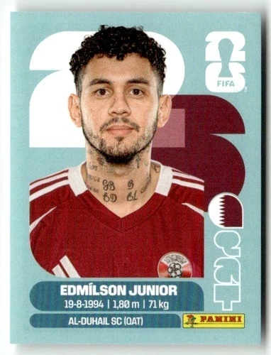 QAT17 Edmilson Junior Katar Base Naklejki FIFA World Cup 2026 Panini